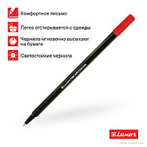 Набор капиллярных ручек Luxor Fine Writer 045 20 цветов, 0,8 мм, пластиковая банка, фото 3
