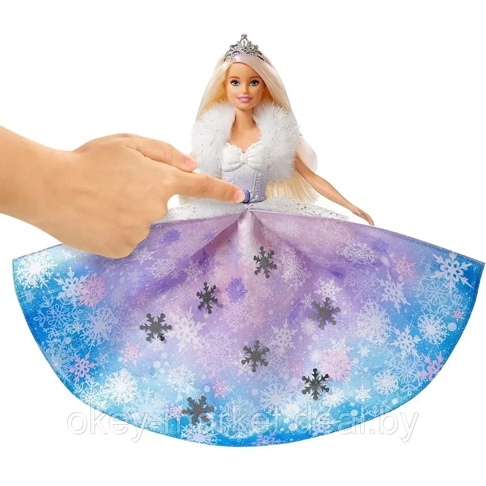 Кукла Барби Dreamtopia Снежная принцесса GKH26 - фото 10 - id-p118321434