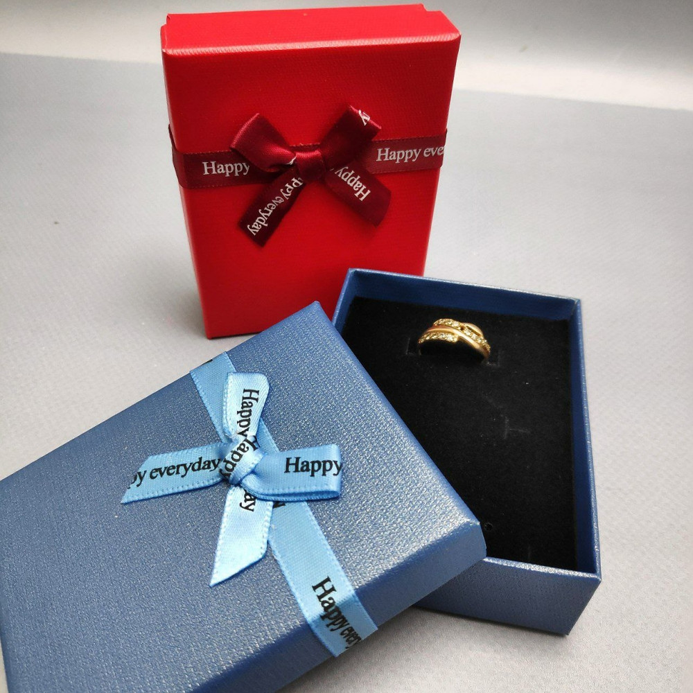 Коробочка подарочная с бантом " DiaDema", 7.00х9.00 см, с вкладышем / Шкатулка - упаковка для ювелирных издели - фото 5 - id-p216597508