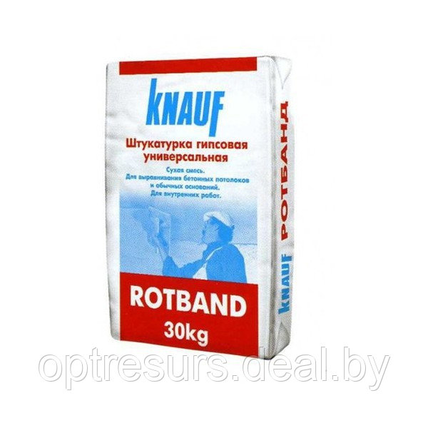 Штукатурка гипсовая ROTBAND (Ротбанд) 30кг (РФ)