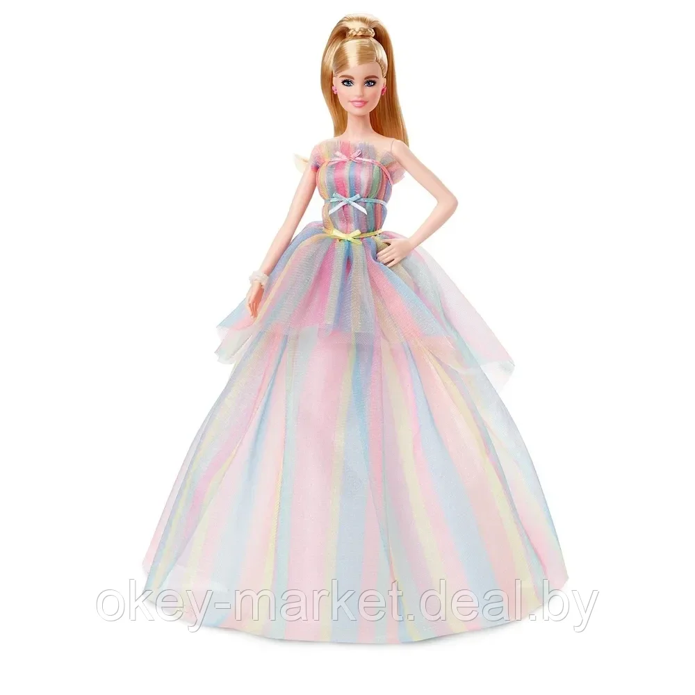 Barbie Коллекционная Барби Особый день рождения Collector Birthday Wishes Doll - фото 7 - id-p146857060