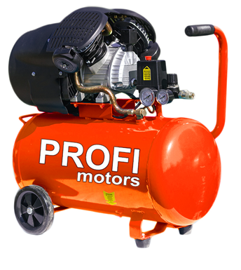 Компрессор Profi Motors 50-2 PRO (50 л. 2,2 кВт. 2 цилиндра) - фото 2 - id-p216597712