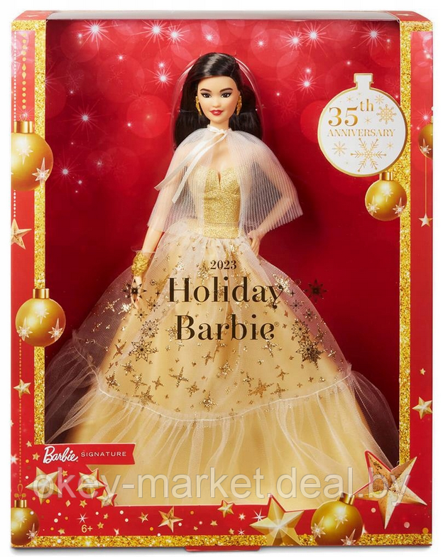 Коллекционная кукла Barbie Signature 2023 Holiday HJX07 - фото 1 - id-p216597711