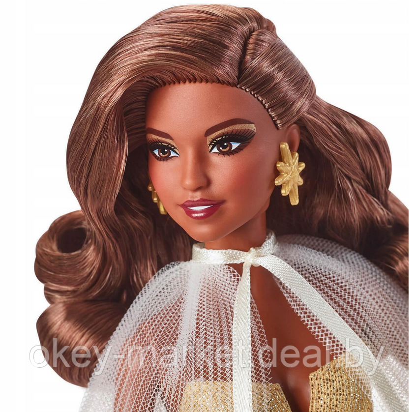 Коллекционная кукла Barbie Signature 2023 Holiday HJX06 - фото 6 - id-p216597720