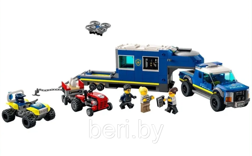 98280 Конструктор LX City Полицейский транспорт, Аналог LEGO, 768 деталей - фото 3 - id-p216584759