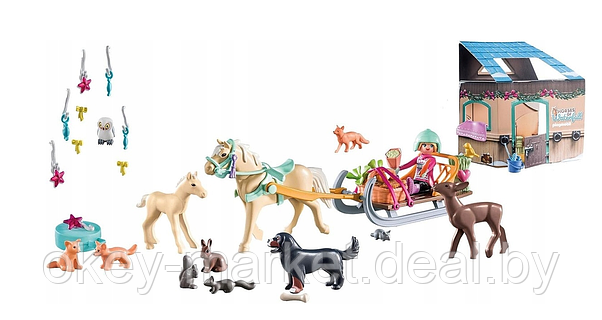 Адвент календарь Мир лошадей Playmobil 71345, фото 3