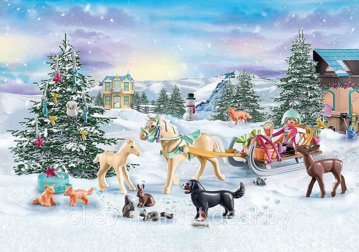 Адвент календарь Мир лошадей Playmobil 71345 - фото 7 - id-p113222988