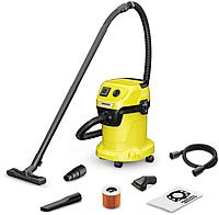 Строительный пылесос Karcher WD 3 P V-17/4/20 Workshop 1000Вт желтый