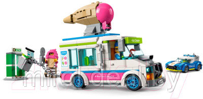 Конструктор Lego City Погоня полиции за грузовиком с мороженым 60314 - фото 3 - id-p216605895