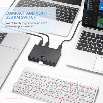 Сплиттер Ugreen USB 2.0 Sharing Switch 4x1 / 30346 - фото 3 - id-p216608227