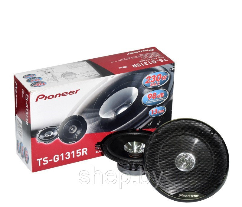 Автомобильные динамики Pioneer TS-G1315R 13см (5 дюйм.) 400W, Черно-матовый / Комплект 2 шт.