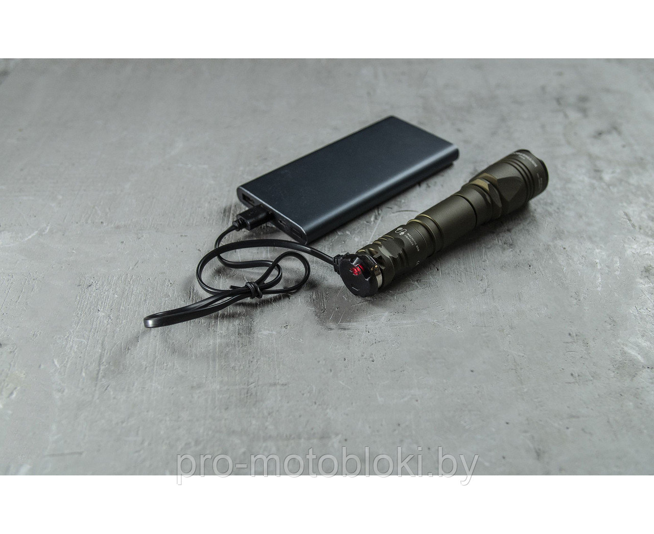 Фонарь Armytek Dobermann Pro Magnet USB Olive Теплый - фото 8 - id-p216611118