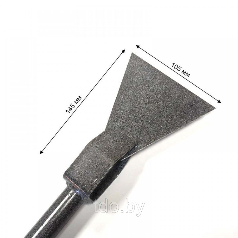 Ледоруб-топор сварной Б-2 с металлической черенком и с пластиковой ручкой - фото 2 - id-p216611759