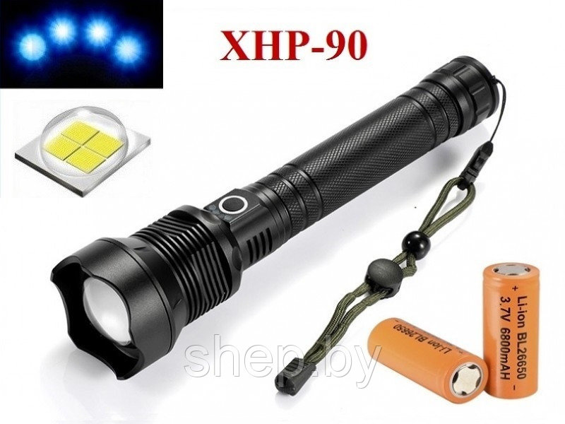 Ручной светодиодный фонарь Police Огонь H-808-P90