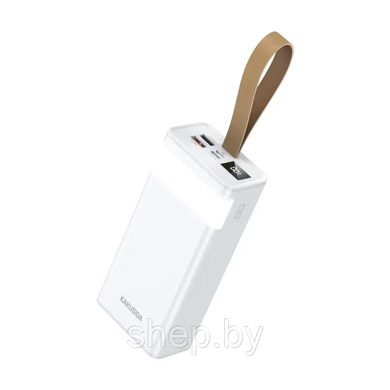 Внешний аккумулятор Powerbank KAKUSIGA KSC-770 30000mAh цвет : белый - фото 1 - id-p216611992