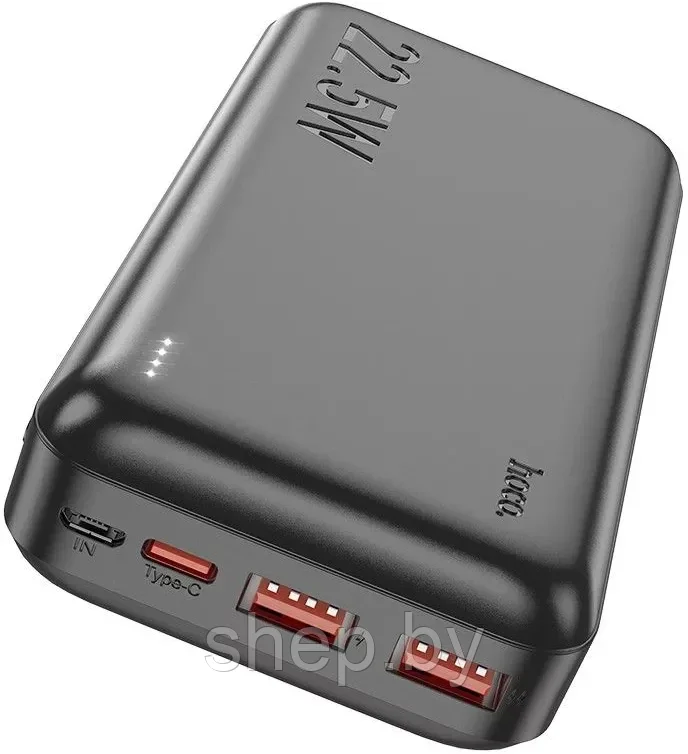 Внешний аккумулятор Hoco J101A PD20W+QC3.0 20000mAh цвет: черный