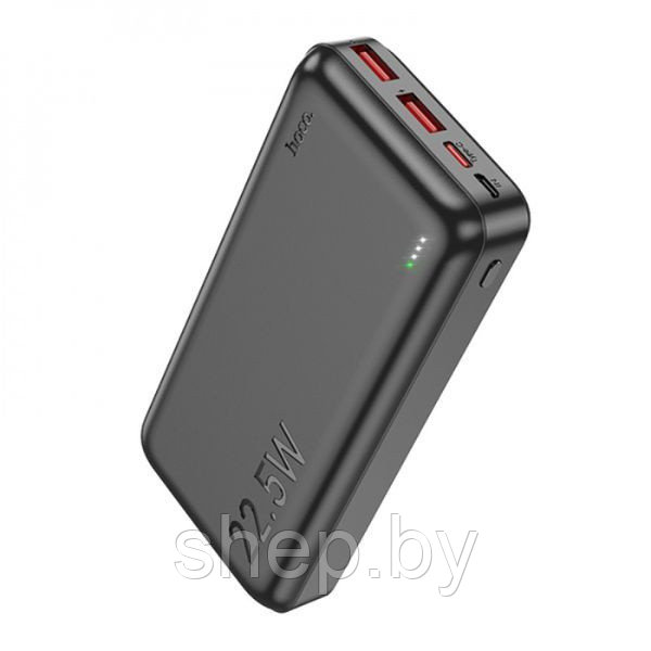 Внешний аккумулятор Hoco J101A PD20W+QC3.0 20000mAh цвет: черный - фото 2 - id-p216612747