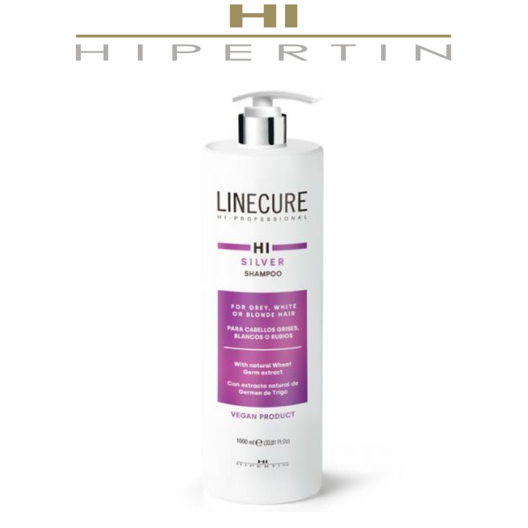 Шампунь для светлых и седых волос Hipertin Linecure Silver Shampoo 1000