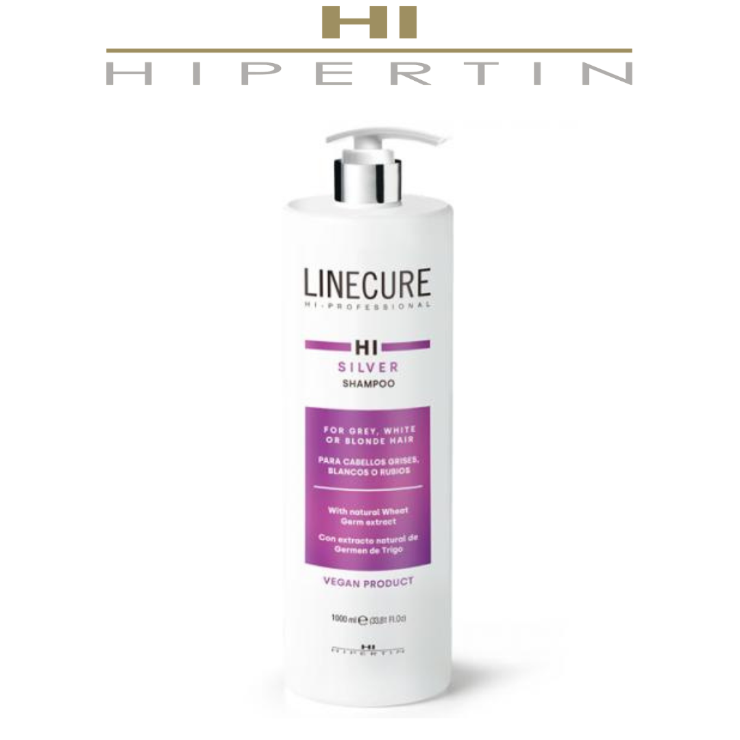 Шампунь для светлых и седых волос Hipertin Linecure Silver Shampoo 1000 - фото 1 - id-p216612811