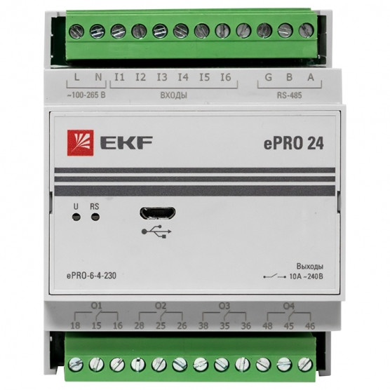 Модуль расширения ePRO удаленного управления 6вх\4вых 230В EKF PROxima - фото 3 - id-p216613812
