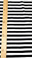 Футер 2-х нитка с лайкрой  Полоска вывязанная черно-белая(ОТРЕЗ 0.8 М), фото 3