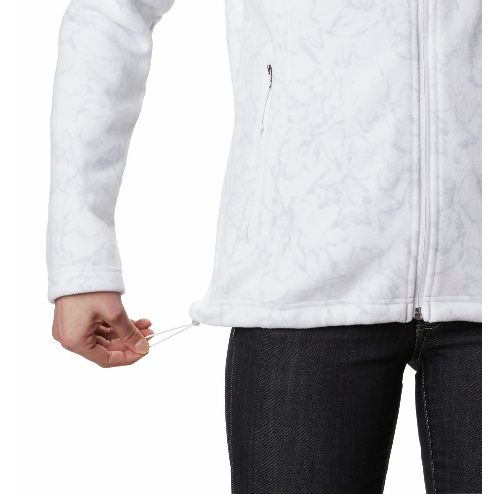 Джемпер женский Columbia Fast Trek Printed Jacket белый 1622211-105 - фото 6 - id-p216613800