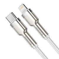 Кабель Baseus Cafule USB Type-C - Lightning ( 1 м Белый)