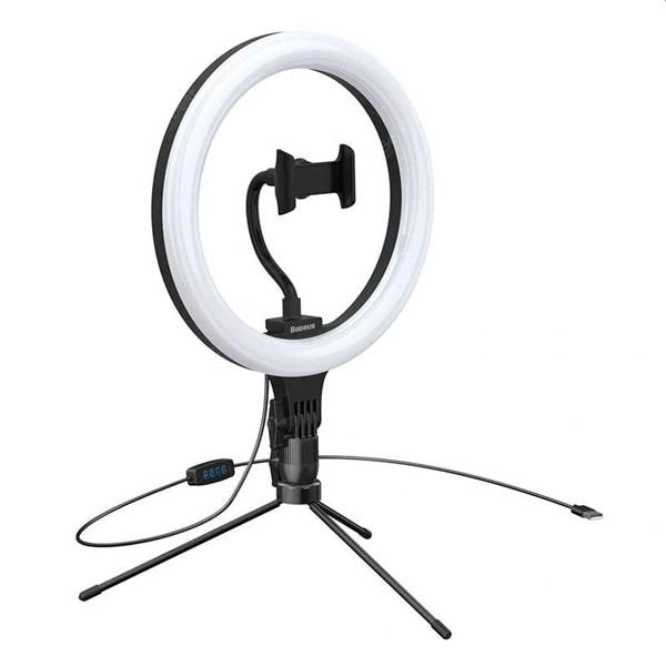 Кольцевая лампа настольная Baseus Live Stream Holder-Table Stand с креплением для смартфона - фото 2 - id-p216581227