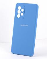 Силиконовый чехол для Samsung Galaxy A52 (синий)