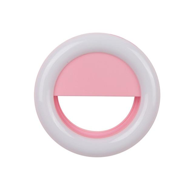 Кольцевая лампа Selfie Ring Light RGB RG-01 (розовый) - фото 1 - id-p216581261