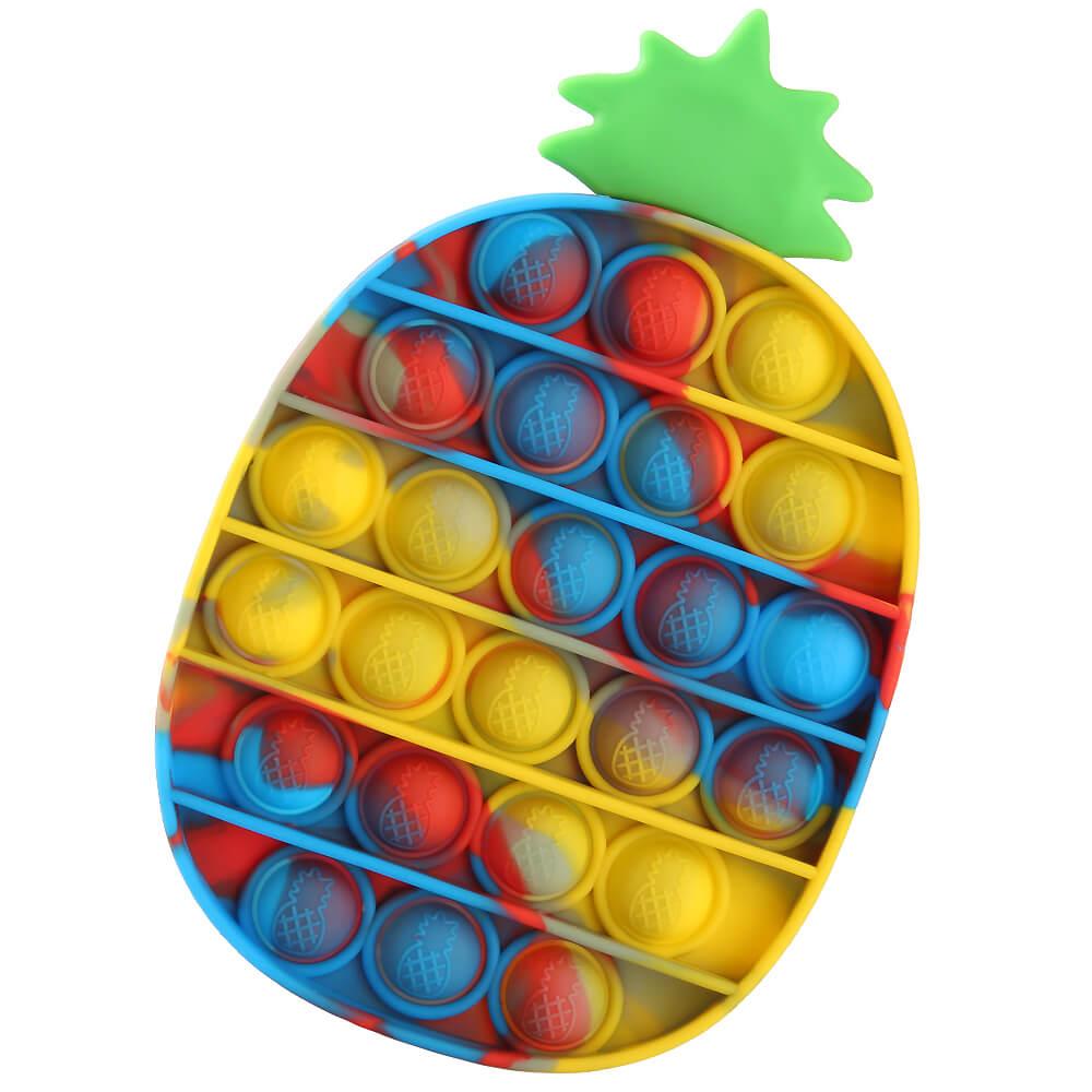 Игрушка антистресс пупырка Pop It (разноцветный ананас)