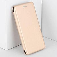 Чехол книжка для Xiaomi Poco X3, X3 Pro (золотой)