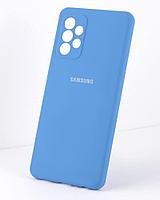 Силиконовый чехол для Samsung Galaxy A72 (синий)