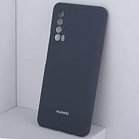 Силиконовый чехол для Huawei P Smart 2021 (серый)