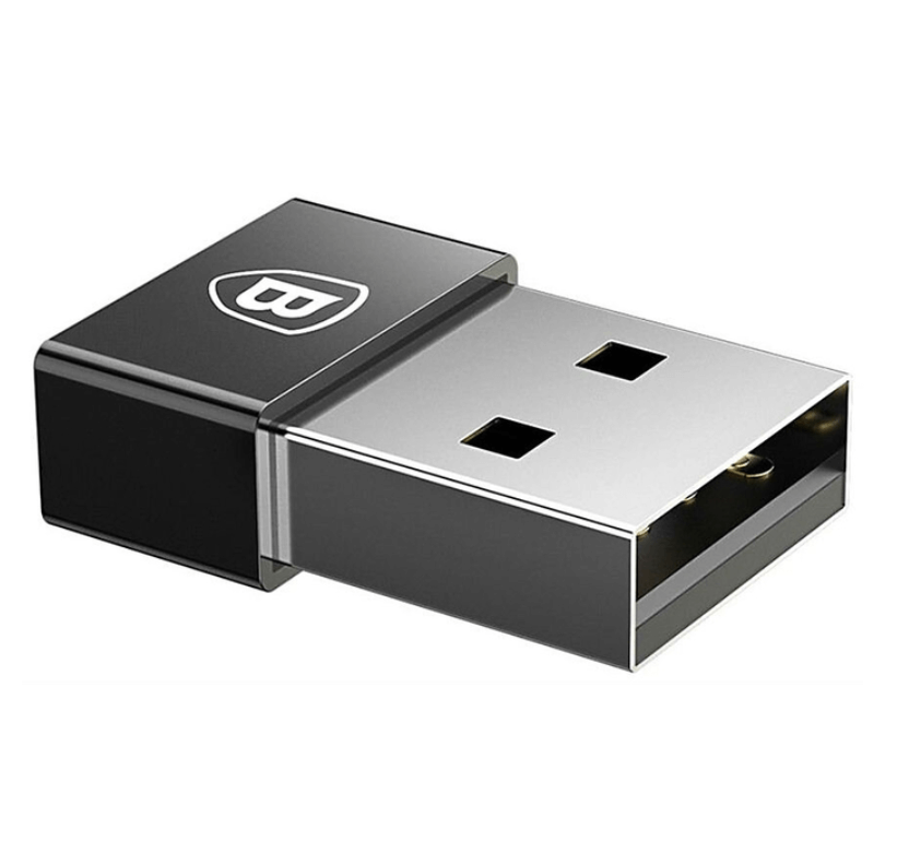 Адаптер OTG Baseus Mini Type-C female to USB male adapter converter - фото 3 - id-p216581554