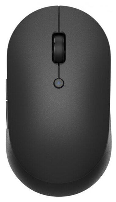 Мышь беспроводная Xiaomi Mi Dual Mode Wireless Mouse Silent Edition (черный) - фото 1 - id-p216581591