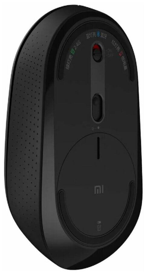 Мышь беспроводная Xiaomi Mi Dual Mode Wireless Mouse Silent Edition (черный) - фото 3 - id-p216581591