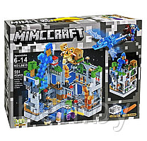 LB615 Конструктор Сражение за серую крепость, 551 деталь, аналог Lego Minecraft