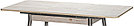 Стол М46 Бостон Наоми /опоры прямые с ут. металлик, фото 3