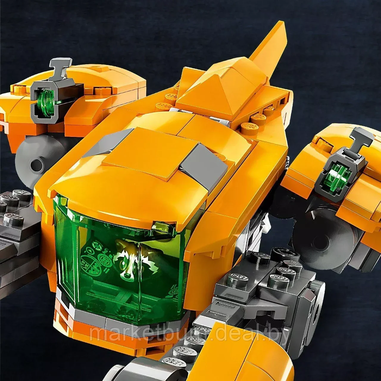 Конструктор LEGO Marvel 76254,Корабль Малыша Ракеты - фото 7 - id-p216620682