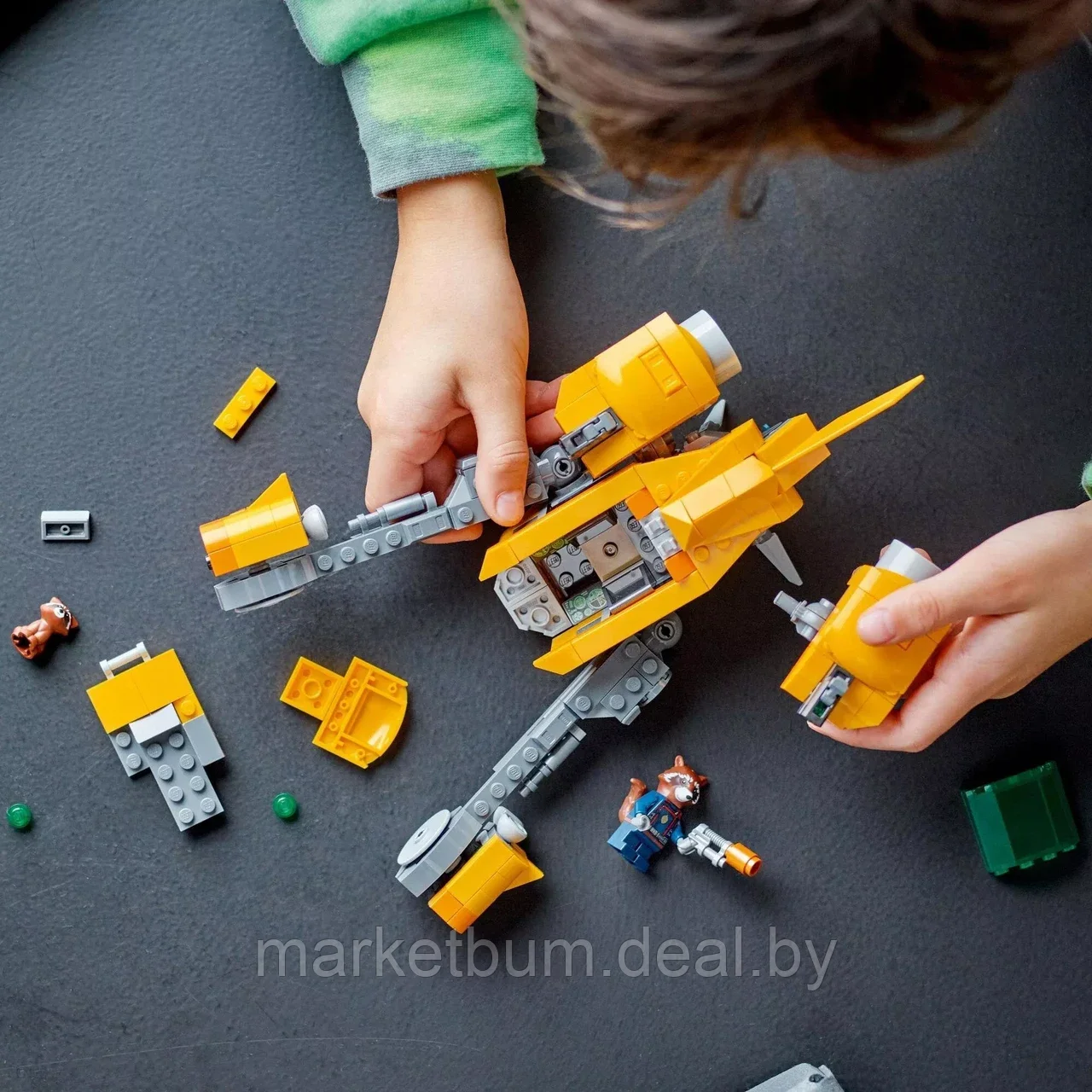 Конструктор LEGO Marvel 76254,Корабль Малыша Ракеты - фото 9 - id-p216620682