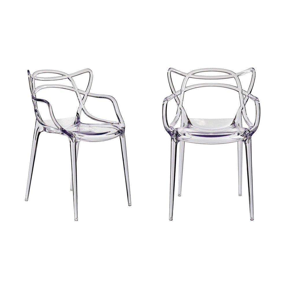 Комплект из 2-х стульев Masters прозрачный - фото 1 - id-p216620898