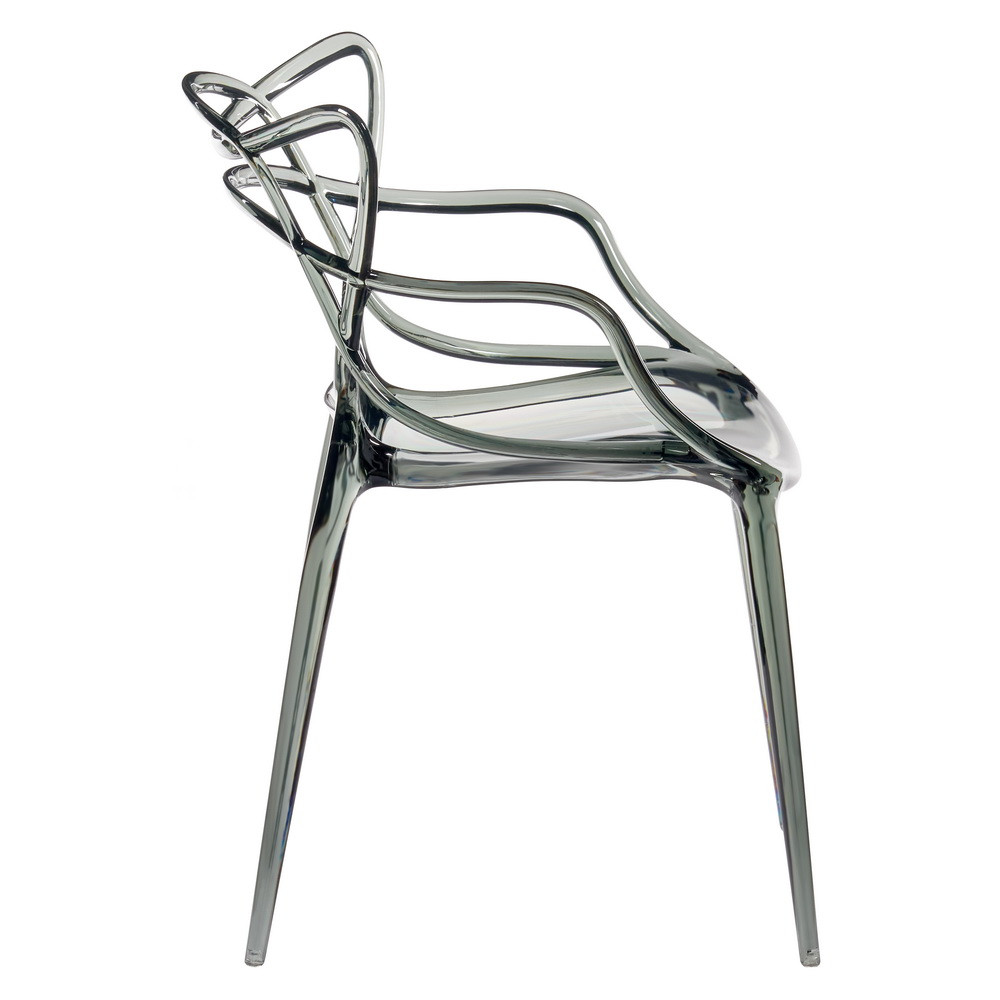 Комплект из 2-х стульев Masters прозрачный серый - фото 4 - id-p216620899