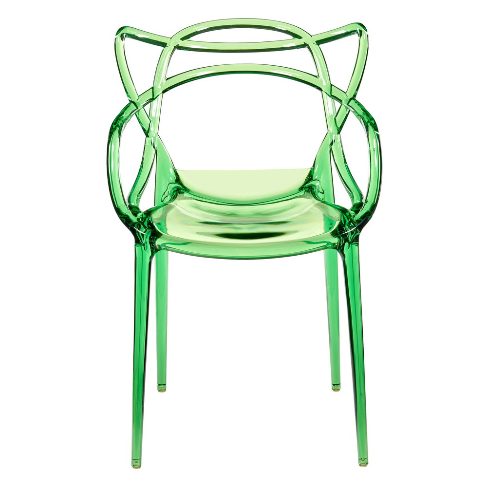 Комплект из 2-х стульев Masters прозрачный зелёный - фото 3 - id-p216620900