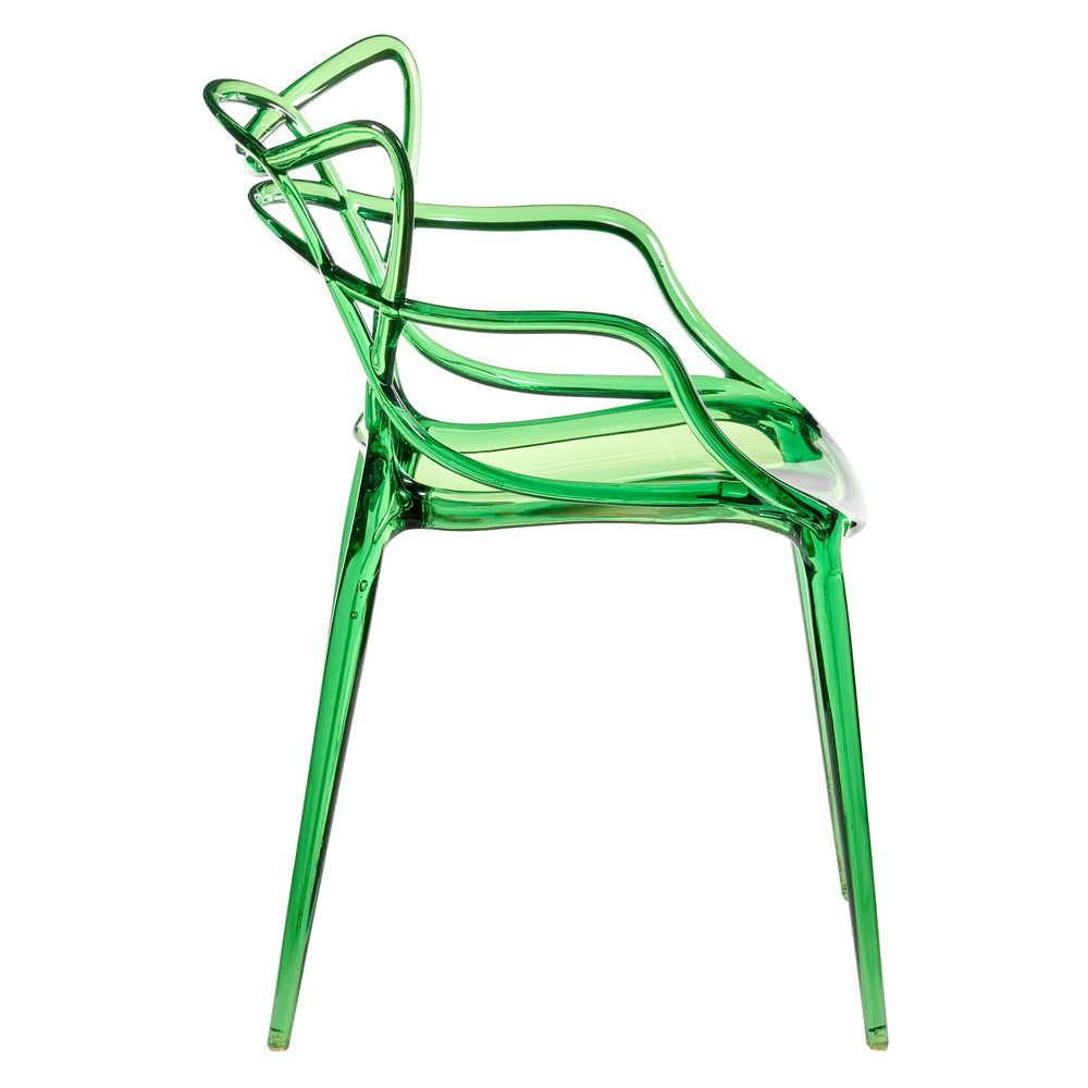 Комплект из 2-х стульев Masters прозрачный зелёный - фото 4 - id-p216620900
