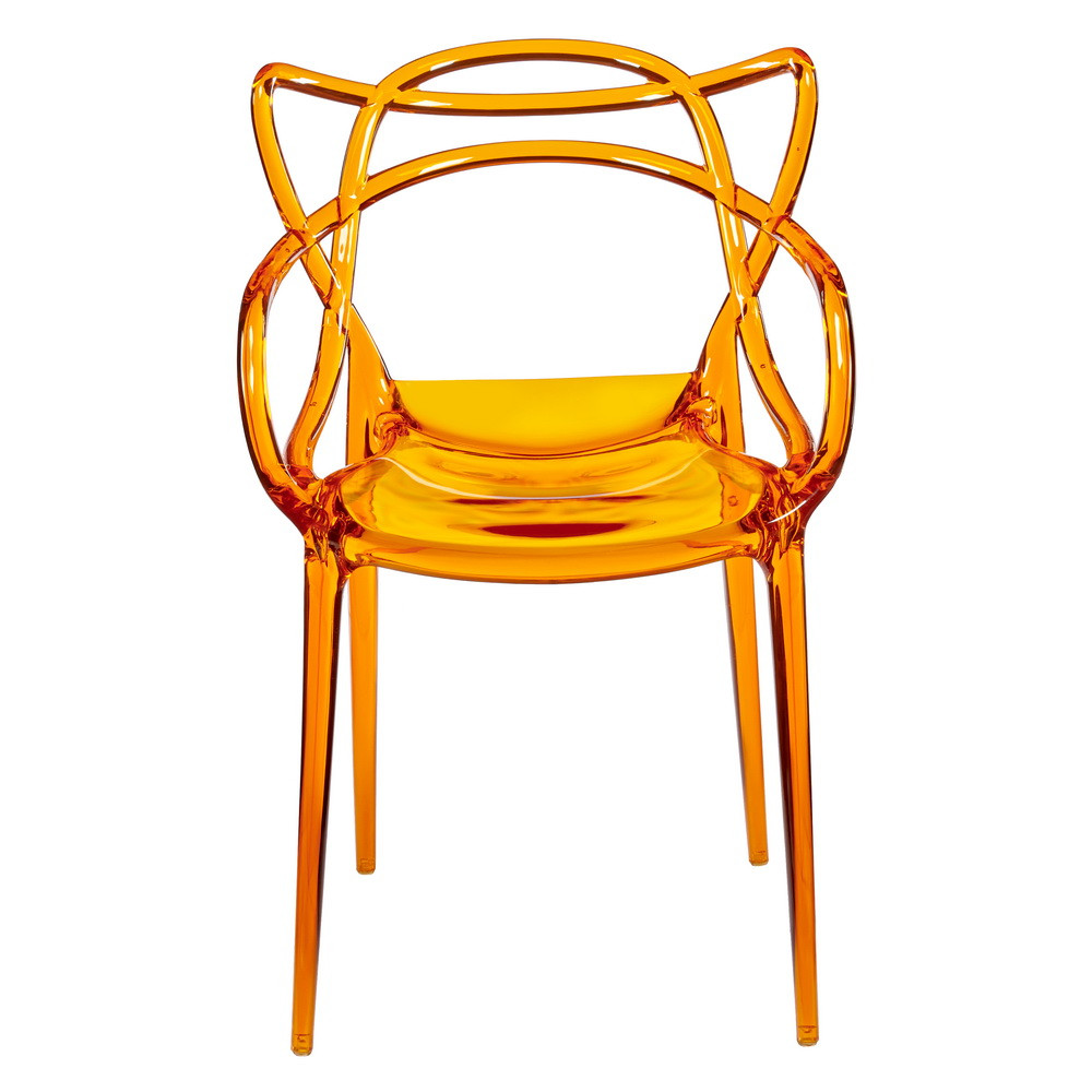 Комплект из 2-х стульев Masters прозрачный оранжевый - фото 3 - id-p216620901