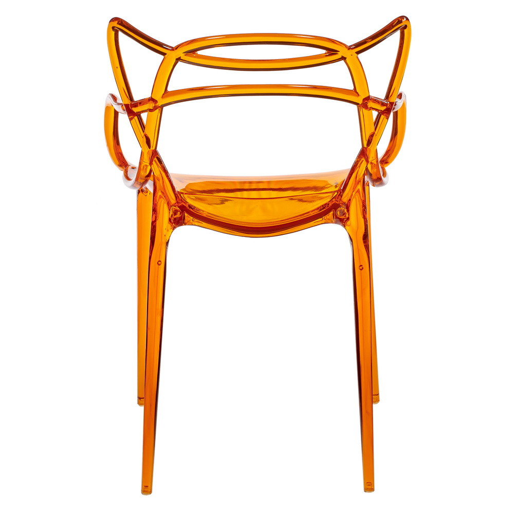 Комплект из 2-х стульев Masters прозрачный оранжевый - фото 5 - id-p216620901