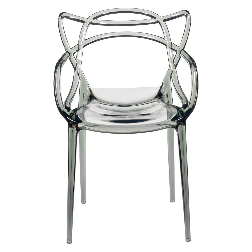 Комплект из 4-х стульев Masters прозрачный серый - фото 3 - id-p216620904
