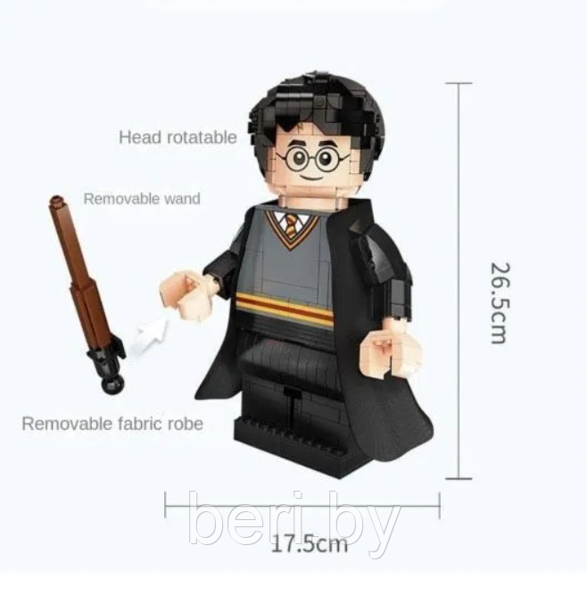 6057 Конструктор Гарри Поттер и Гермиона Грейнджер, 1673 детали, Аналог LEGO Harry Potter 76393 - фото 6 - id-p216622130