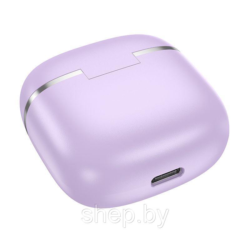 Беспроводные наушники Hoco EQ1 TWS цвет: черный, пурпурный, белый NEW!!! - фото 7 - id-p216622316